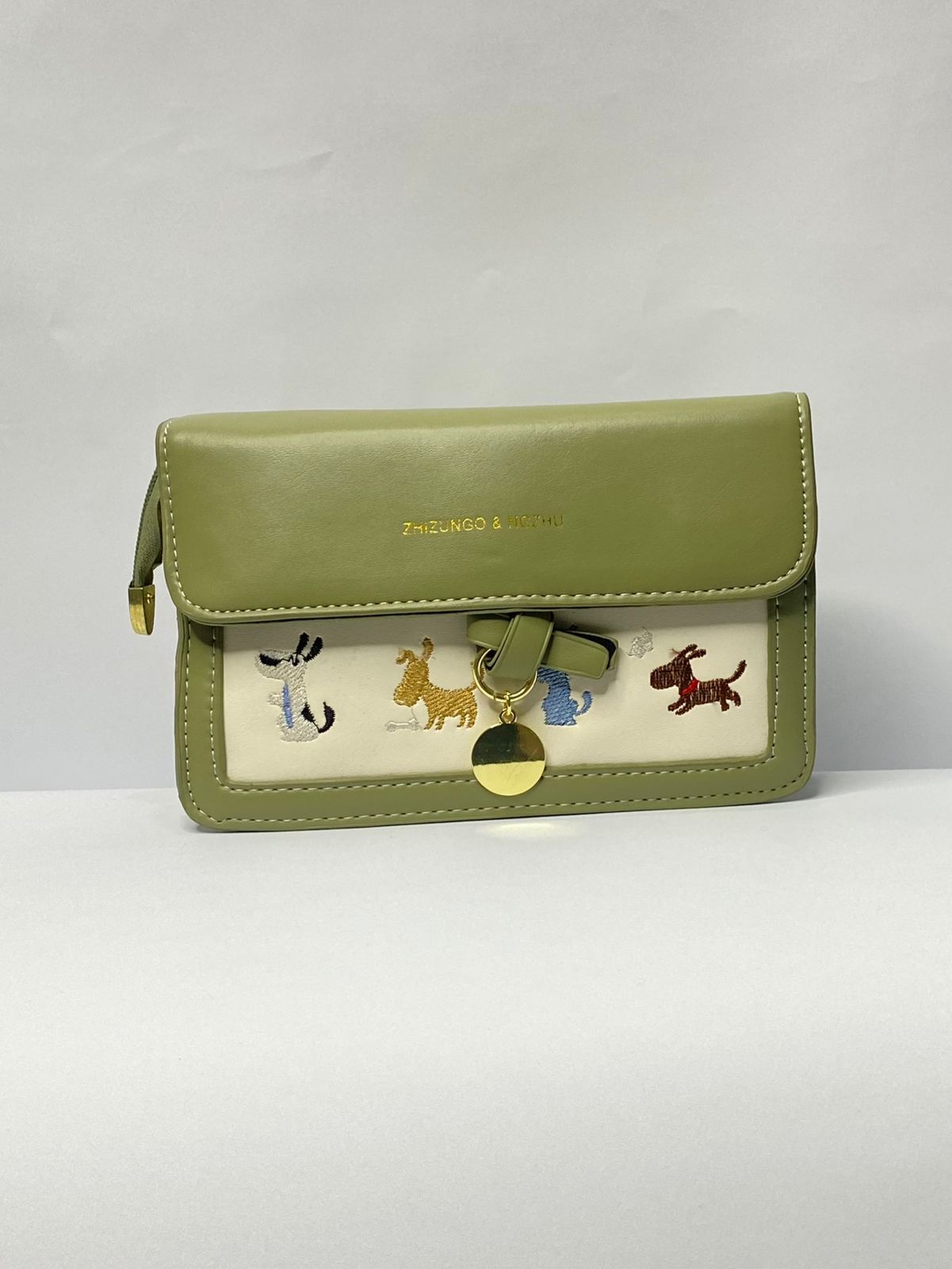 Embroidered  Crossbody Bag